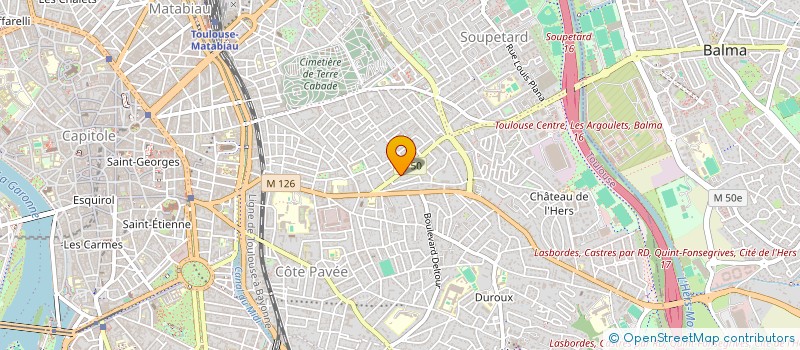 localisation de l'entreprise PAC'SOCIAL  TOULOUSE