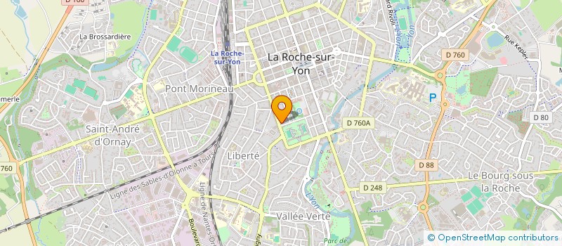 localisation de l'entreprise PAC'T AGE à LA ROCHE-SUR-YON