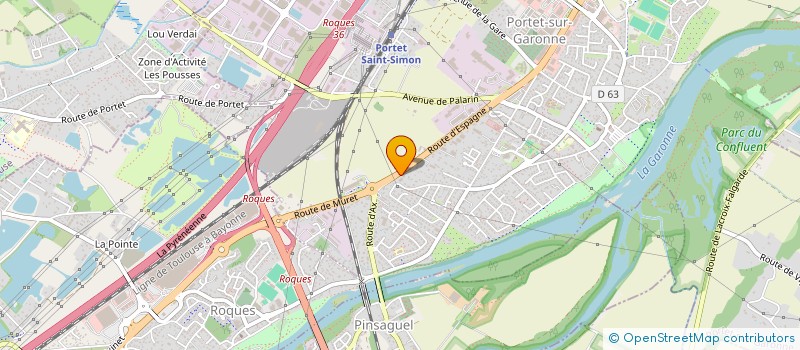 localisation de l'entreprise PAC2E à PORTET-SUR-GARONNE
