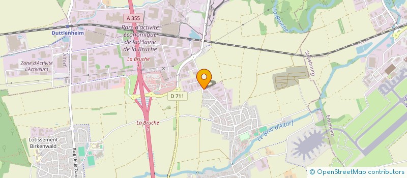 localisation de l'entreprise PACA  DUPPIGHEIM