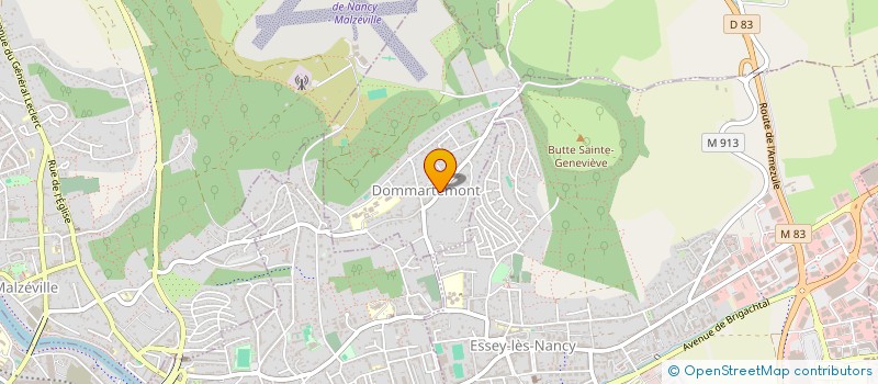 localisation de l'entreprise PACA  DOMMARTEMONT