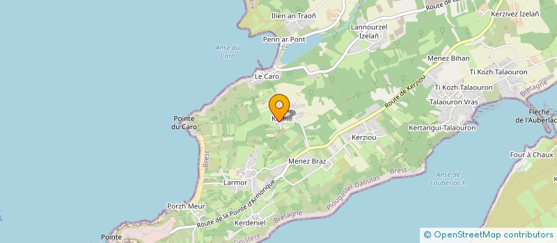 localisation de l'entreprise PACA  PLOUGASTEL-DAOULAS