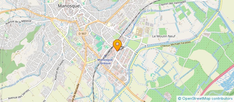 localisation de l'entreprise PACA AGRICOLE à MANOSQUE