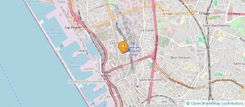 localisation de l'entreprise PACA AUTO DISTRIBUTION à MARSEILLE
