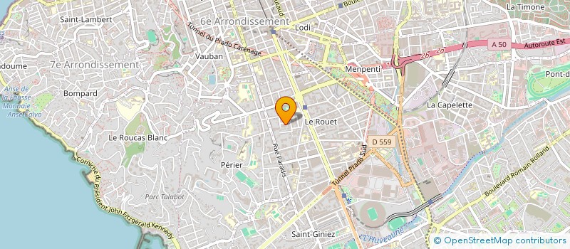 localisation de l'entreprise PACA-BALTIQUE à MARSEILLE