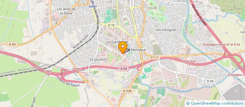 localisation de l'entreprise PACA BIERES à SALON-DE-PROVENCE