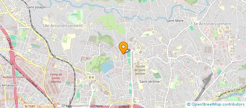 localisation de l'entreprise PACA CLEAN SERVICES à MARSEILLE
