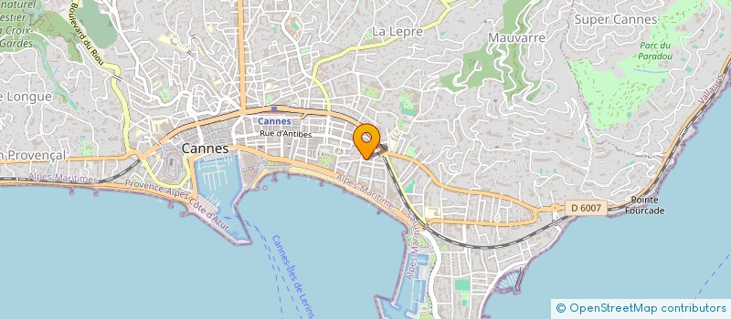 localisation de l'entreprise PACA CONSTRUCTION RENOVATION à CANNES