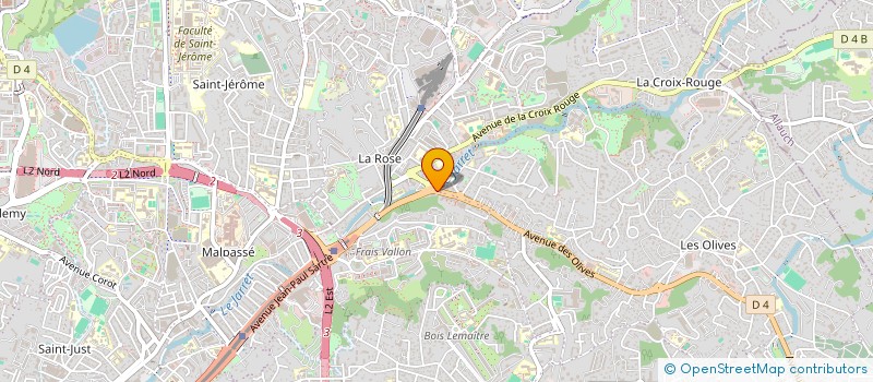 localisation de l'entreprise PACA CONSTRUCTIONS ET RENOVATIONS à MARSEILLE