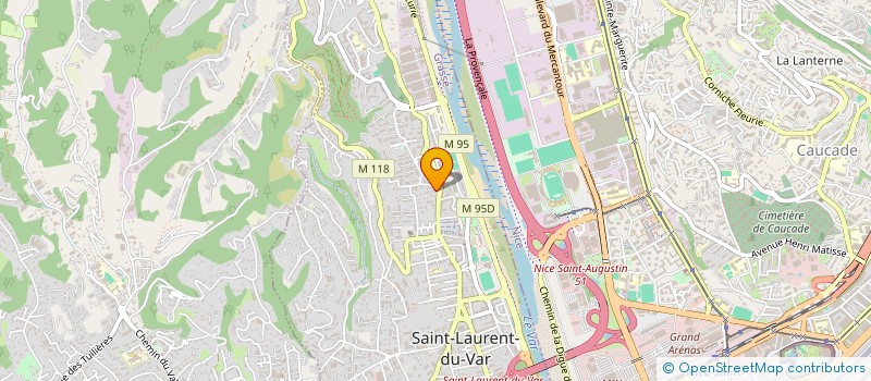 localisation de l'entreprise PACA CREATION à SAINT-LAURENT-DU-VAR