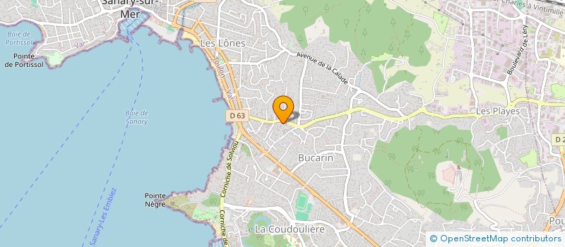 localisation de l'entreprise PACA CREDITS à SIX-FOURS-LES-PLAGES