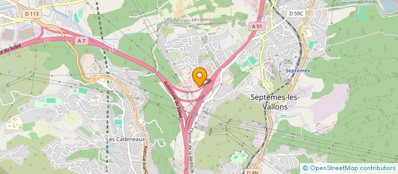 localisation de l'entreprise PACA DALLES à SEPTEMES-LES-VALLONS