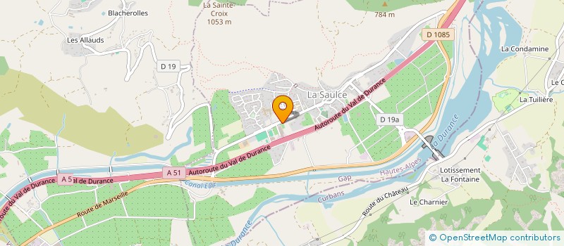 localisation de l'entreprise PACA DECORATION  LA SAULCE