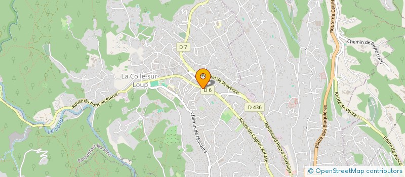 localisation de l'entreprise PACA DIAGNOSTICS à LA COLLE-SUR-LOUP