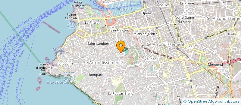localisation de l'entreprise PACA ECHAFFAUDAGES à MARSEILLE