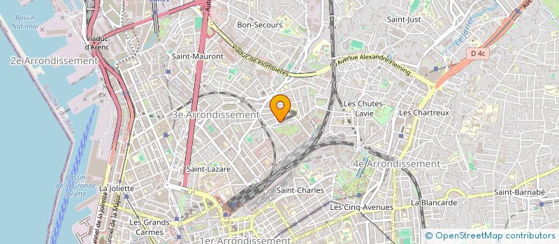localisation de l'entreprise PACA ETANCHEITE à MARSEILLE