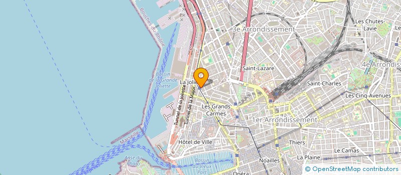 localisation de l'entreprise PACA FORMATION EMPLOI à MARSEILLE 2EME