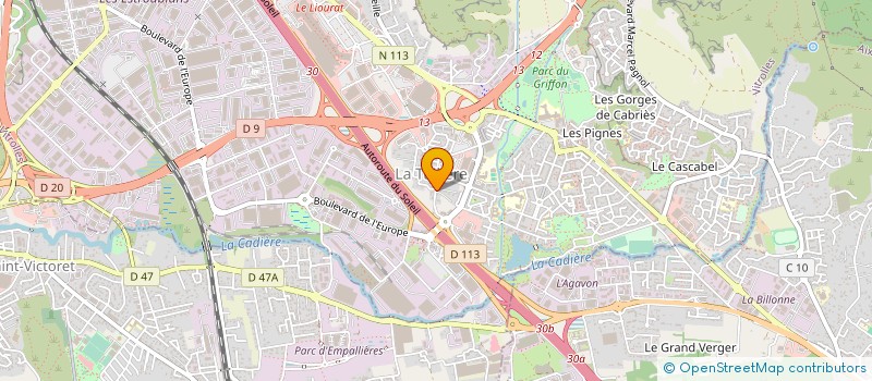 localisation de l'entreprise PACA HELICOPTERE à VITROLLES