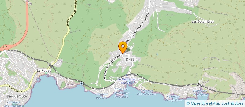 localisation de l'entreprise PACA INFORMATIQUE  ENSUES-LA-REDONNE