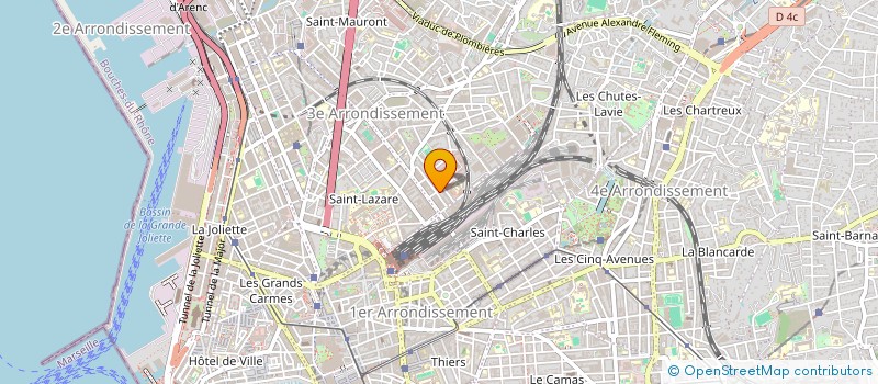localisation de l'entreprise PACA NET SERVICES  MARSEILLE