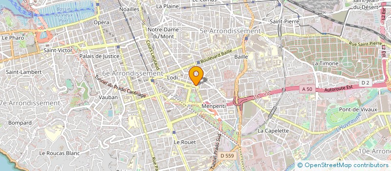 localisation de l'entreprise PACA PHARM GROUPE SUD EAST FRANCE à MARSEILLE