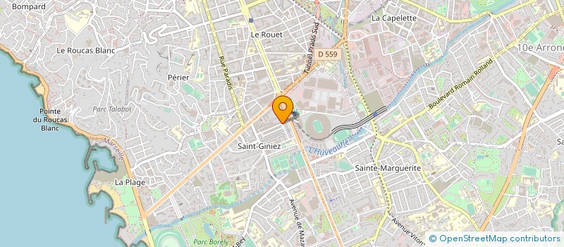 localisation de l'entreprise PACA SECURITE à MARSEILLE