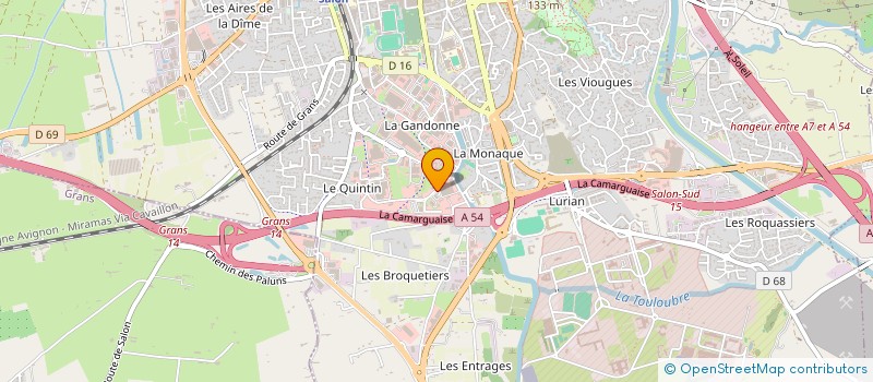 localisation de l'entreprise PACA SECURITE PROTECTION  SALON-DE-PROVENCE