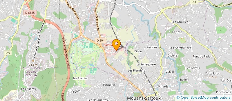 localisation de l'entreprise PACA SECURITY SOLUTIONS à GRASSE