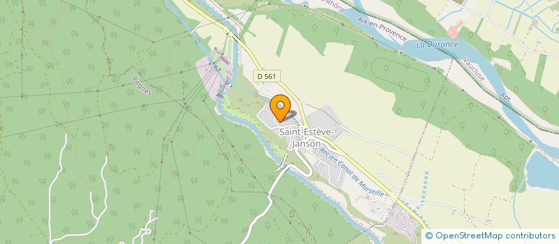 localisation de l'entreprise PACA THERMIQUE GENIE CLIMATIQUE  SAINT-ESTEVE-JANSON