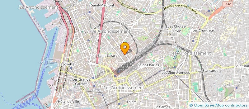 localisation de l'entreprise PACA TOURS à MARSEILLE