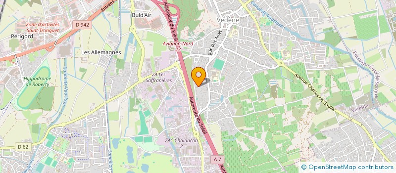 localisation de l'entreprise PACABA  VEDENE