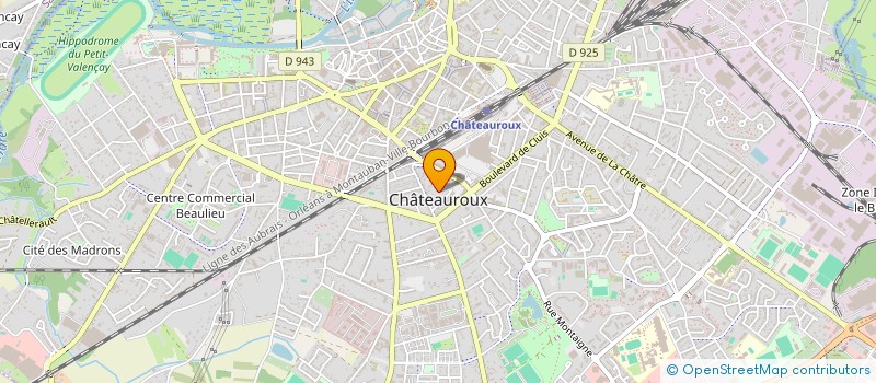 localisation de l'entreprise PACACOLO à CHATEAUROUX
