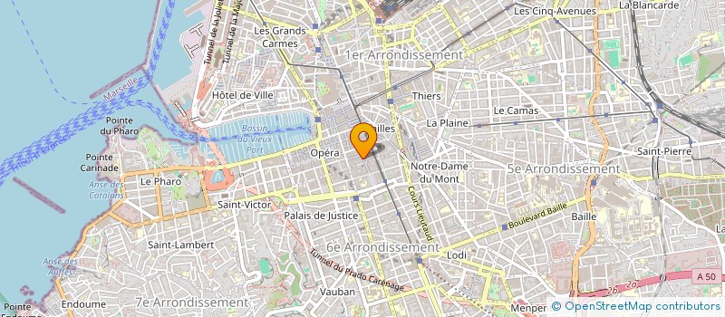 localisation de l'entreprise PACADIST PATELA CIEAPPAREILS DISTRIBUT à MARSEILLE