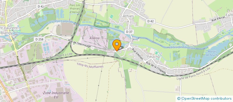 localisation de l'entreprise PACAGE IMMO  ROCLINCOURT