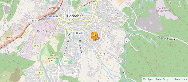 localisation de l'entreprise PACALARME à GARDANNE