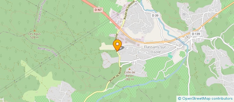 localisation de l'entreprise PACALSACE DISTRIBUTION  FLASSANS-SUR-ISSOLE