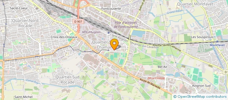 localisation de l'entreprise PACAP  AVIGNON