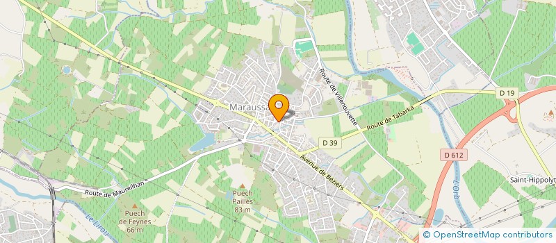 localisation de l'entreprise PACAR  MARAUSSAN