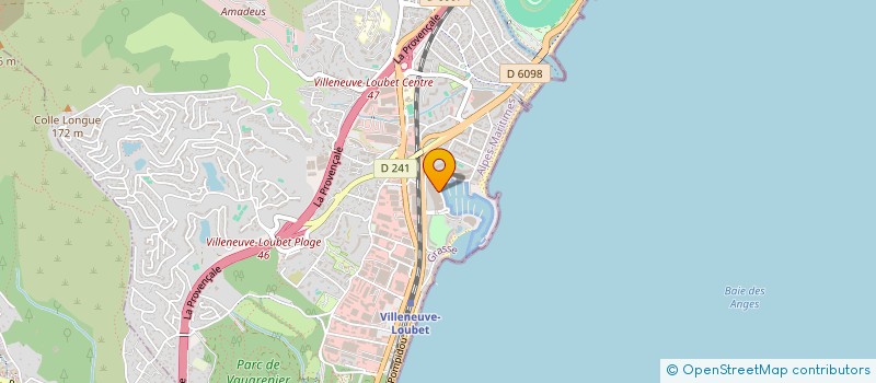 localisation de l'entreprise PACAR à VILLENEUVE-LOUBET