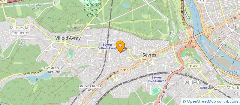 localisation de l'entreprise PACAROLMAMAUR à SEVRES
