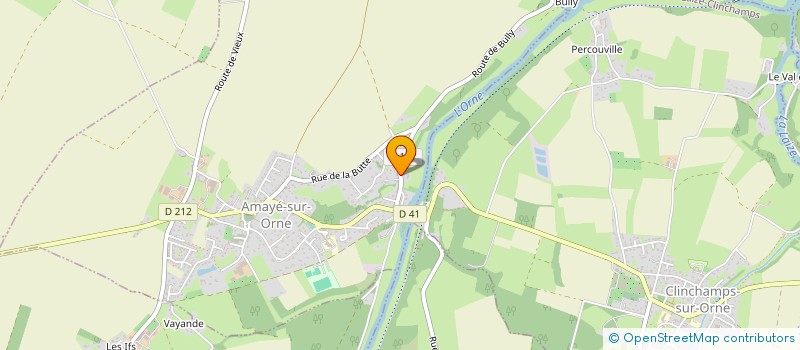 localisation de l'entreprise PACARY PHILIPPE  AMAYE-SUR-ORNE