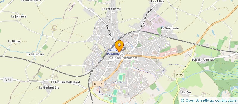 localisation de l'entreprise PACARYL  SAINTE-PAZANNE