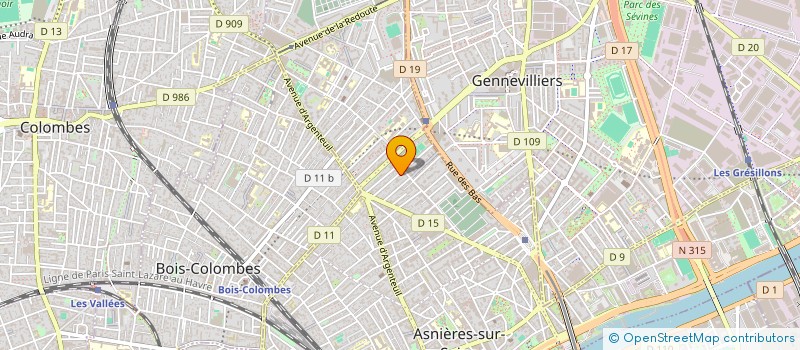 localisation de l'entreprise PACASISTERS  ASNIERES-SUR-SEINE