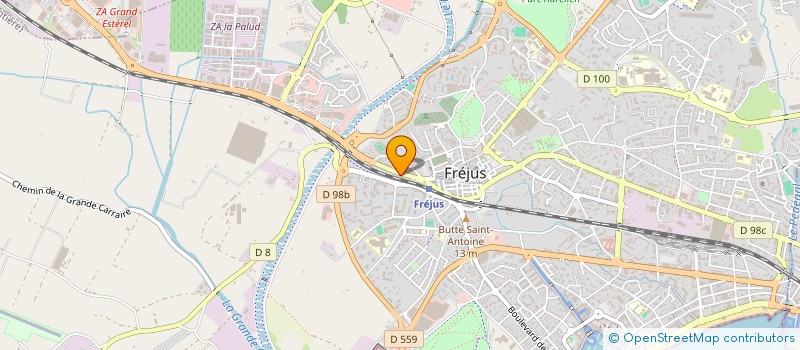 localisation de l'entreprise PACASR1 à FREJUS