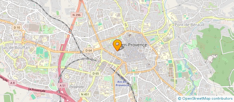 localisation de l'entreprise PACASUB à AIX-EN-PROVENCE