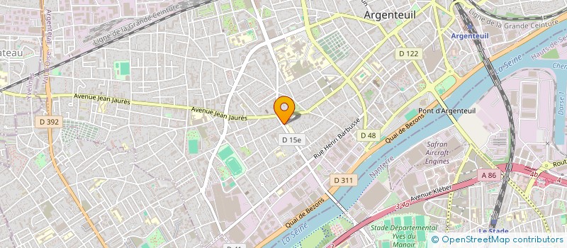 localisation de l'entreprise PACAUD  ARGENTEUIL