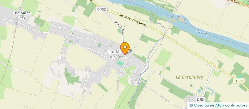 localisation de l'entreprise PACC à SAINT-MARTIN-SUR-OCRE