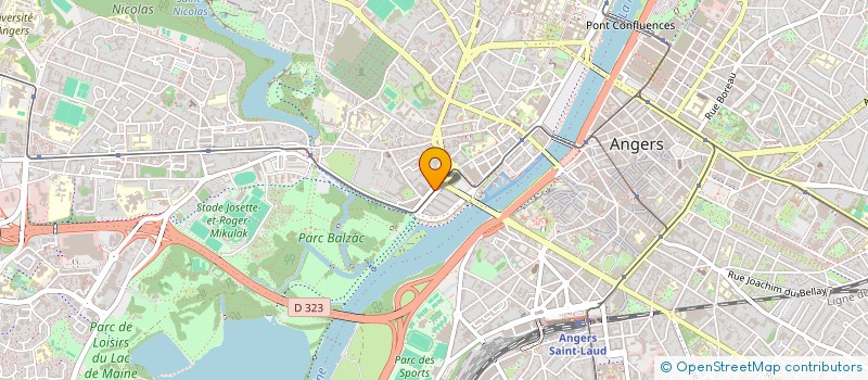 localisation de l'entreprise PACC à ANGERS