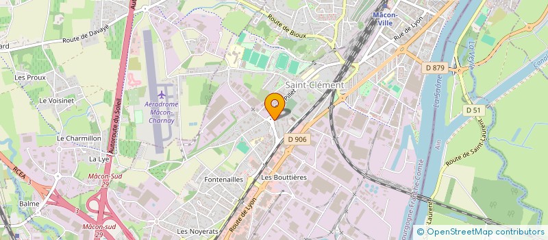 localisation de l'entreprise PACCA  MACON