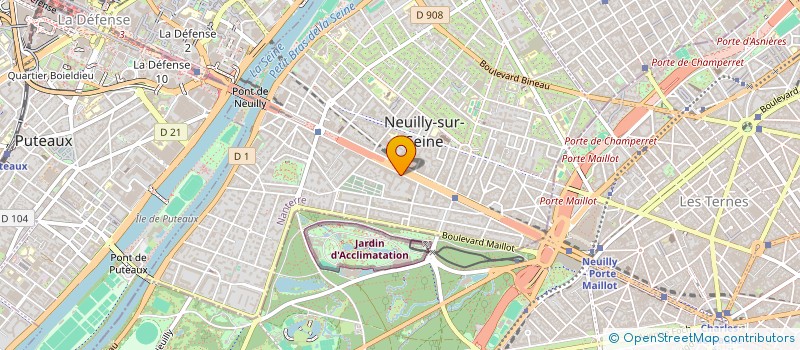 localisation de l'entreprise PACCARD BALMAT à NEUILLY-SUR-SEINE